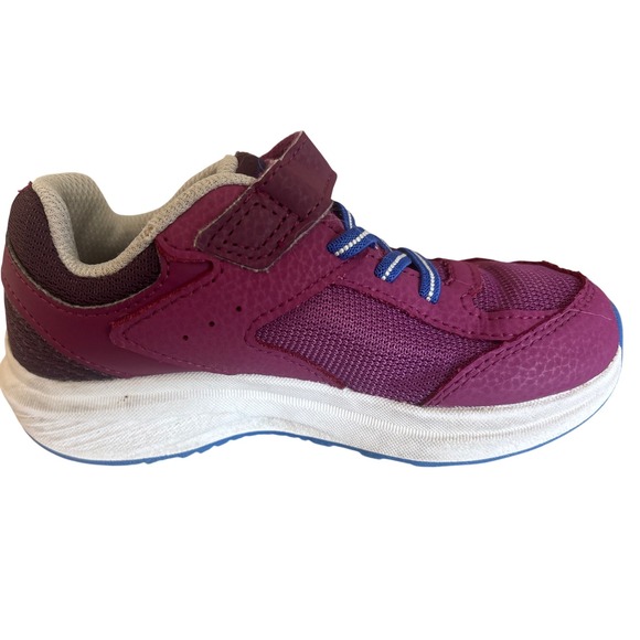 Saucony Kids Cohesion Purple Blue Athletic Sneakers SK167900 Size 12M - Picture 5 of 7